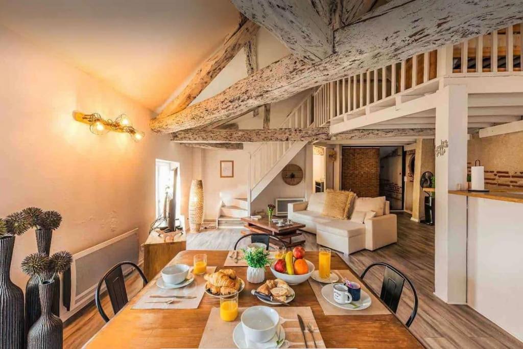 Appartement Cocooning, Climatise, Au Coeur D'Agen Buitenkant foto