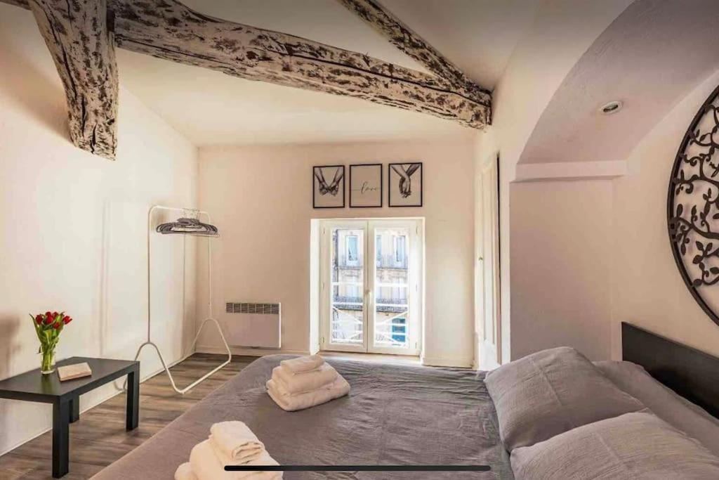 Appartement Cocooning, Climatise, Au Coeur D'Agen Buitenkant foto