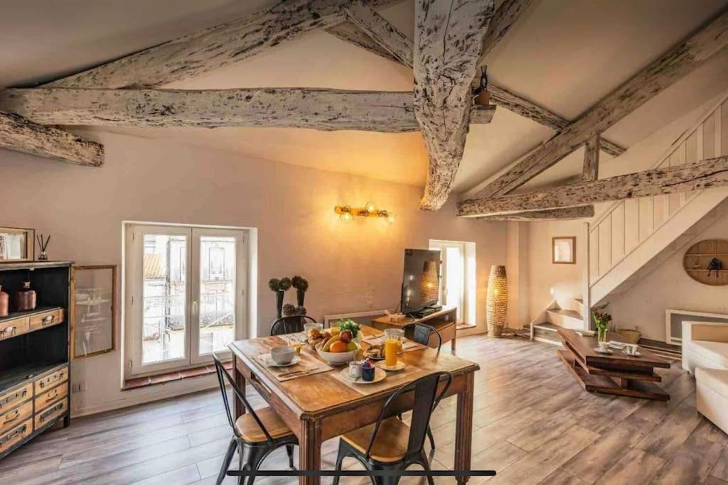 Appartement Cocooning, Climatise, Au Coeur D'Agen Buitenkant foto